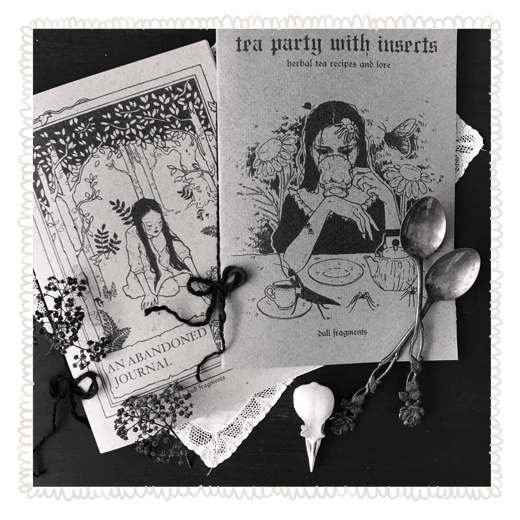 ∘ booklet bundle ∘ tea pary with insects, an abandoned journal
