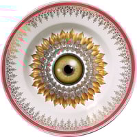Image 1 of Sunflower - Vintage Spanish Porcelain Plate - #0648