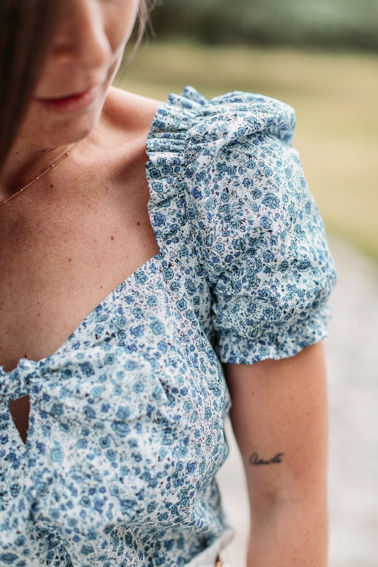 Blouse ROMA - fleurs Image 4