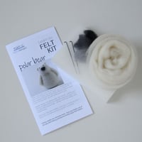 Image 4 of Polar Bear - Needle Felting Kit
