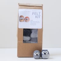 Image 1 of Little Owl Brothers - Needle Felting Kit