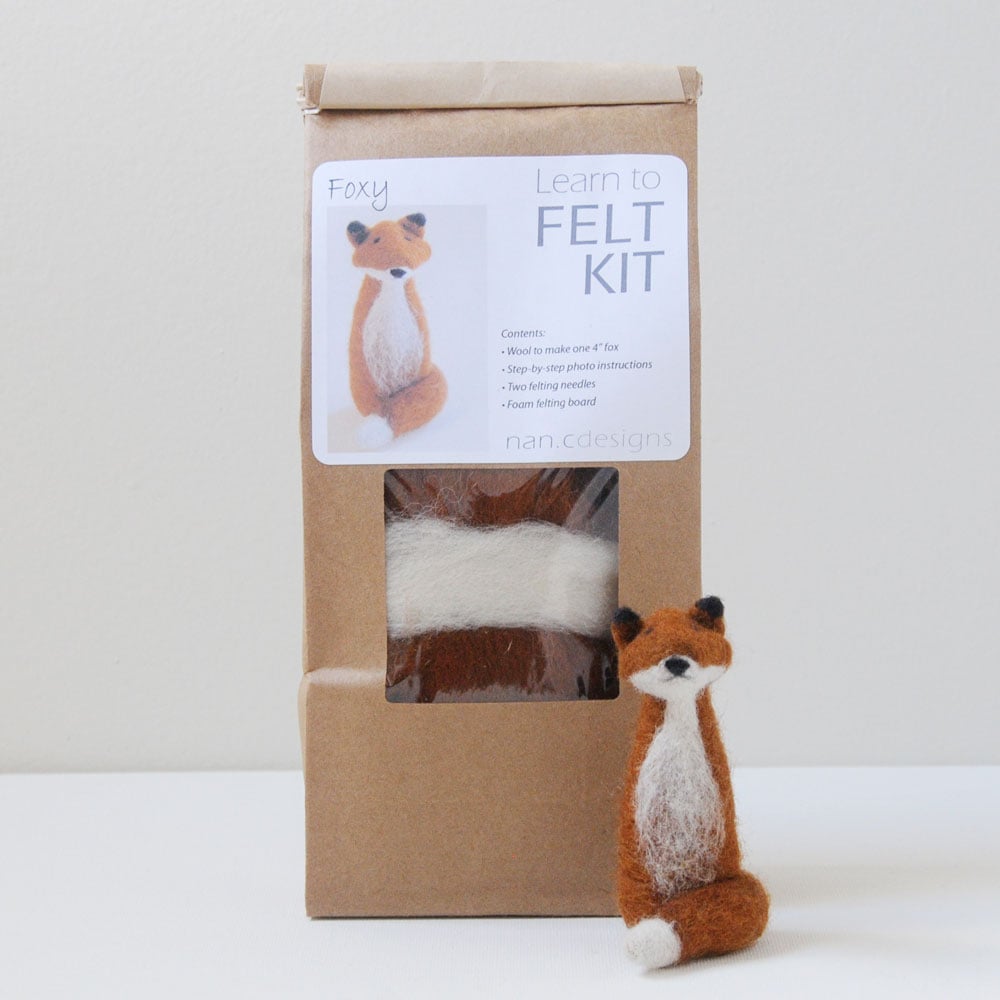 Foxy - Needle Felting Kit