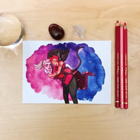 Image 3 of Best Friends Watercolor Print