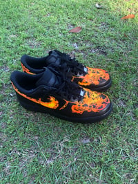 black flame custom af1s