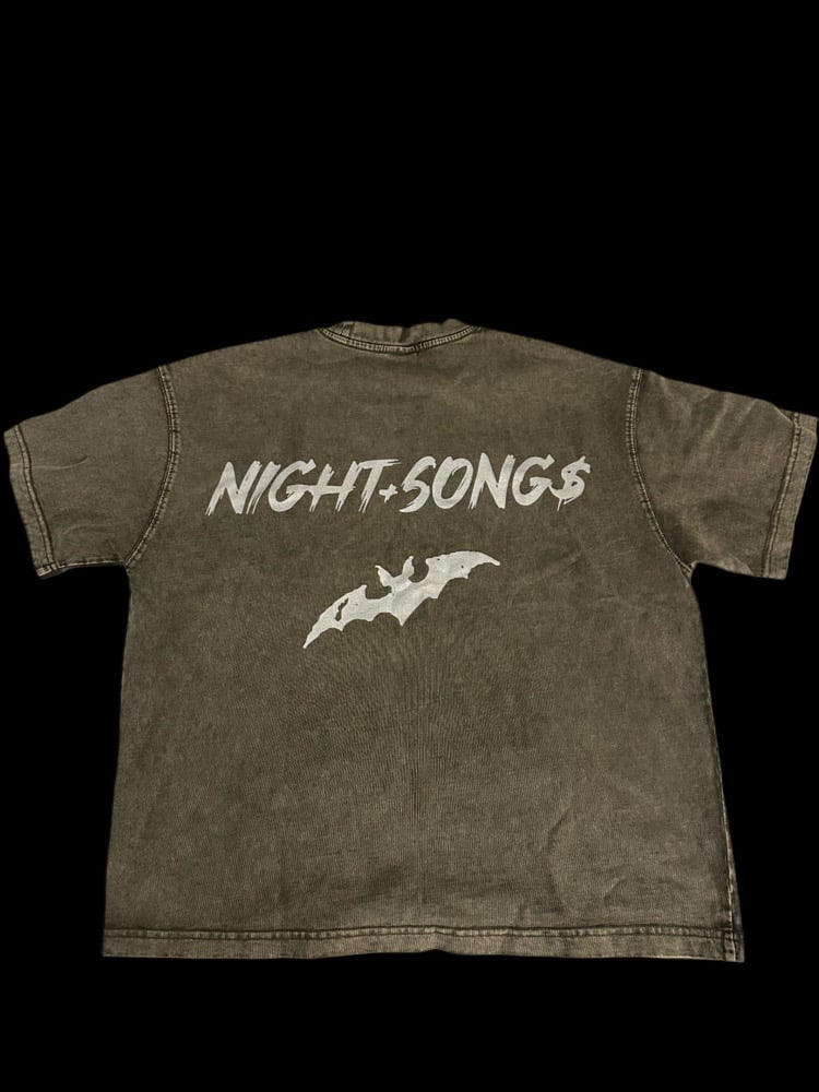 Night Song$ T Shirt (Vintage Gray)