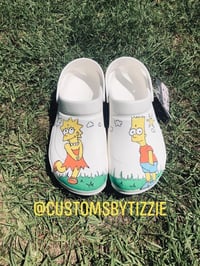 evil Simpsons custom Crocs