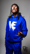 Men’s Nipsey Blue VE Logo Hoodie Short Set