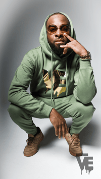 Image 3 of Men’s Olive VE Logo Sweatsuit