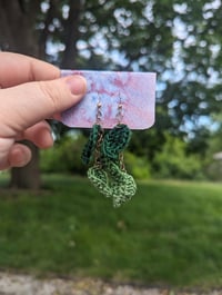 leaf earrings