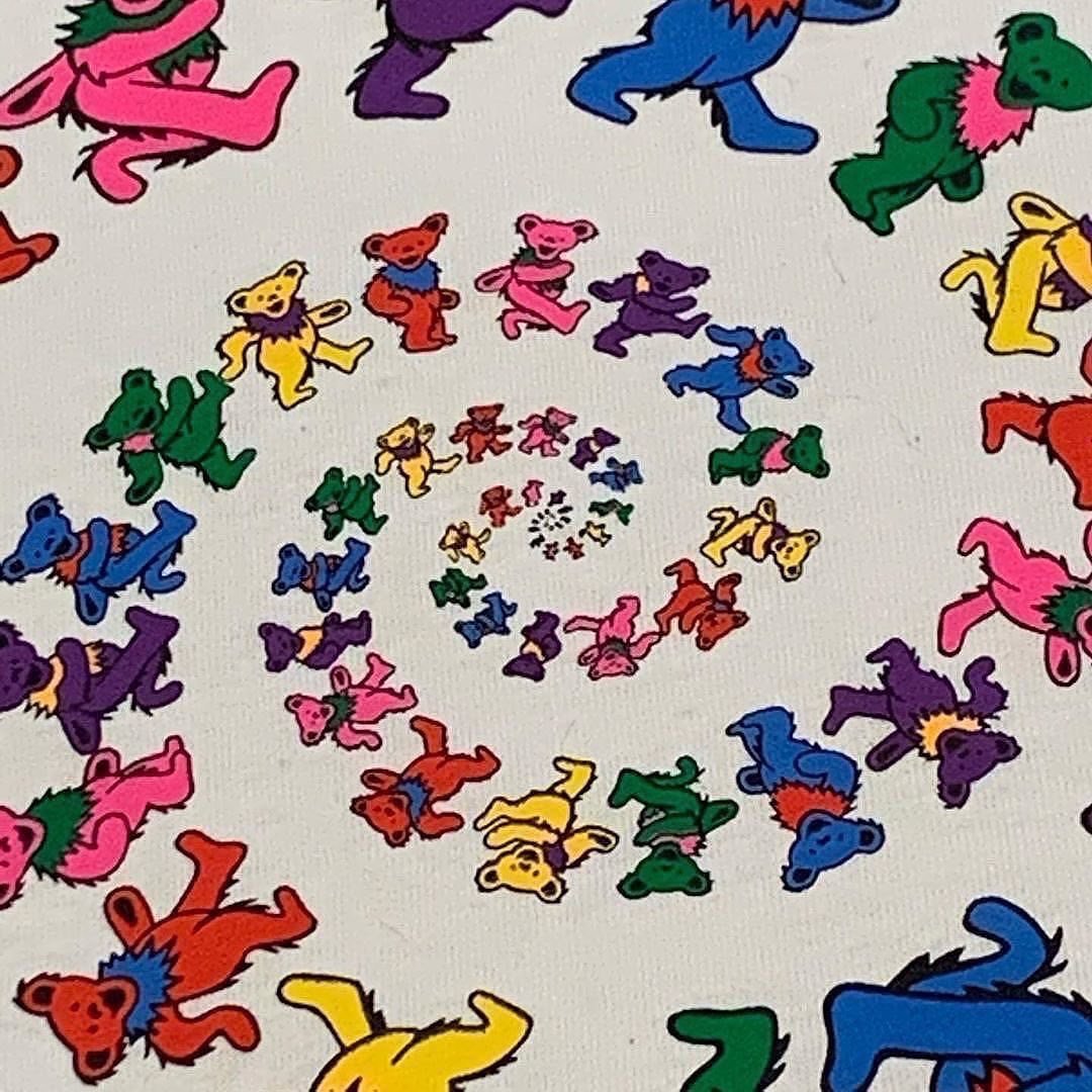 X-Large Original Vintage Grateful Dead 1989 Spiral Bears with Tags! | :)