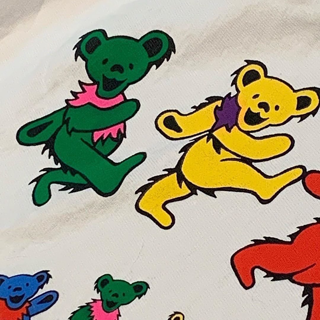 X-Large Original Vintage Grateful Dead 1989 Spiral Bears with Tags! | :)