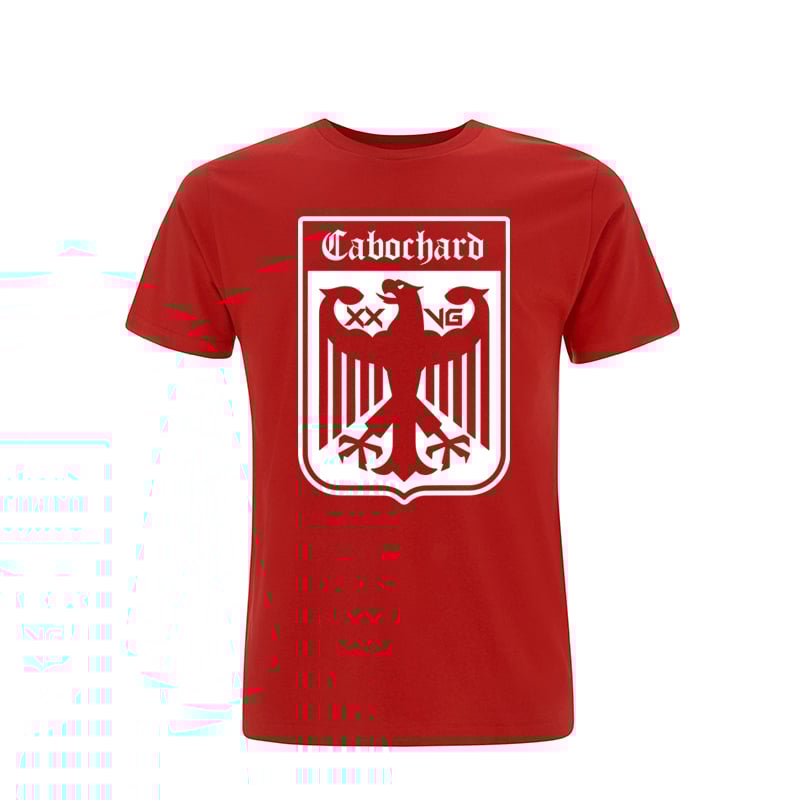 Image of TEE-SHIRT ROUGE - EAGLE CABOCHARD