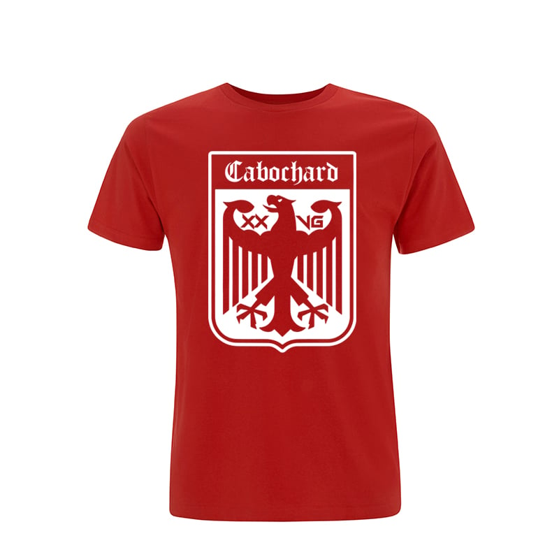 Image of TEE-SHIRT ROUGE - EAGLE CABOCHARD