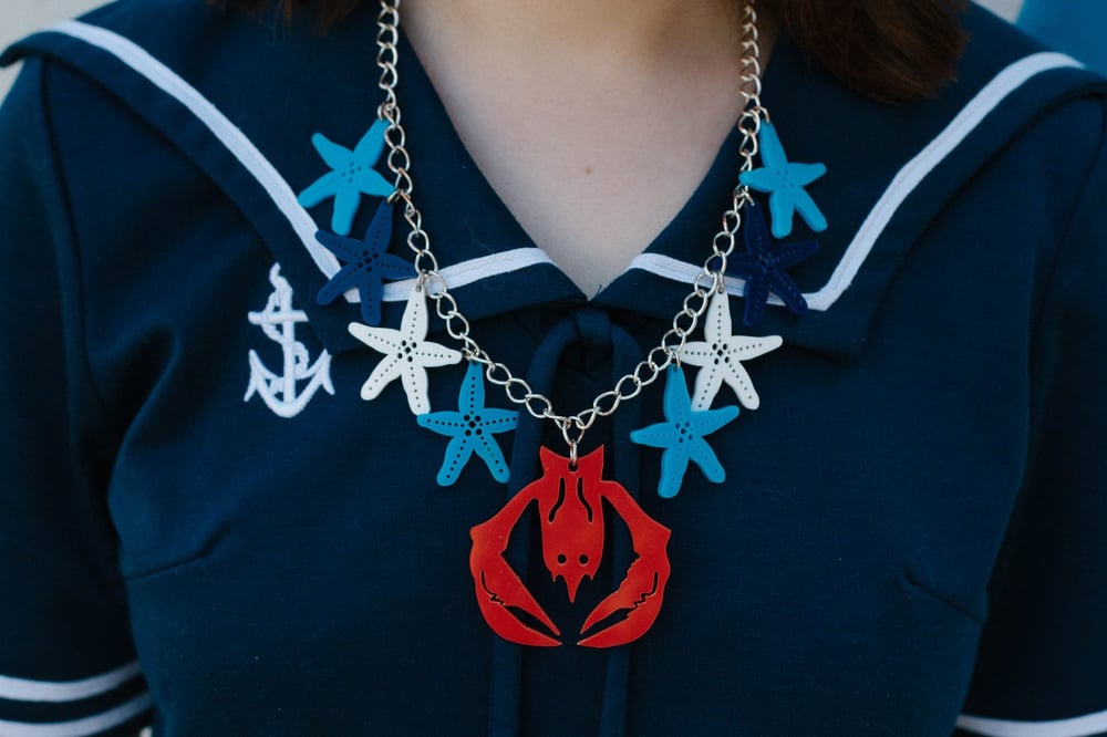 Image of Lobster by the Sea Necklace