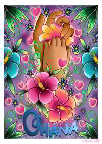 Image 4 of ohana print A4