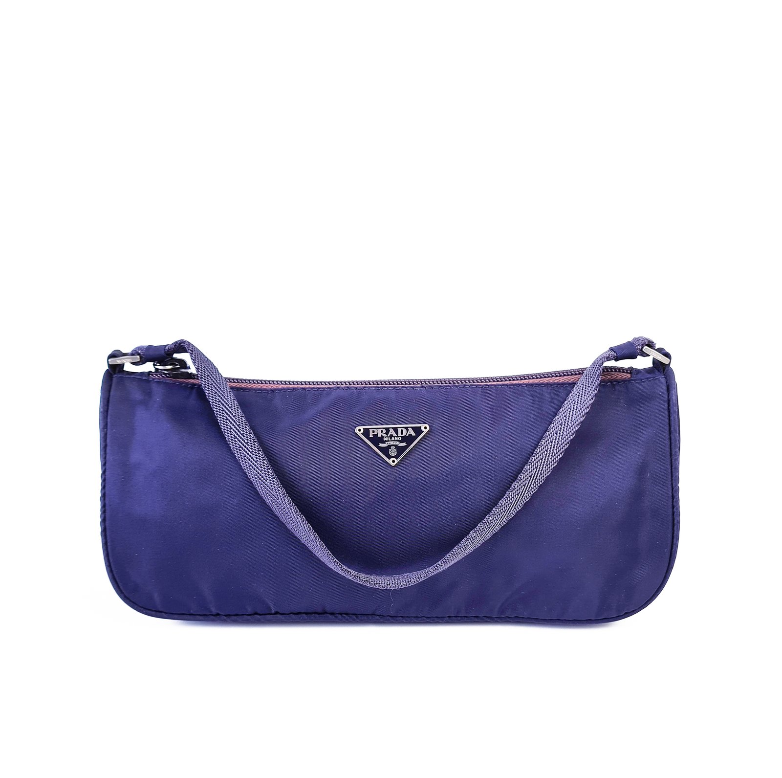 Prada Tessuto Purple Shoulder Bag MV633