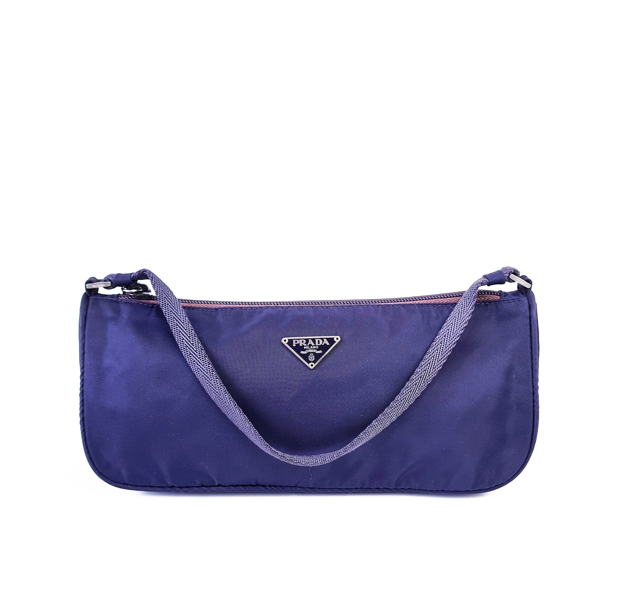 Image of Prada Tessuto Purple Shoulder Bag MV633