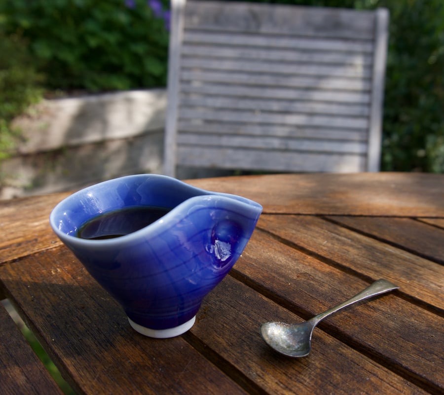 Image of Blue Espresso Pinch Cup