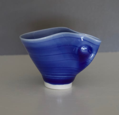 Image of Blue Espresso Pinch Cup