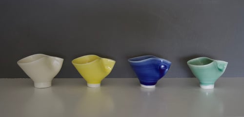 Image of Blue Espresso Pinch Cup