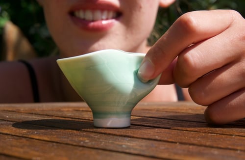 Image of Green Espresso Pinch Cup