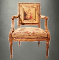 Image 3 of Pair of 18th C French Giltwood Chairs