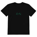 Image 2 of Lucky Organic Embroidered front -cotton kids t-shirt