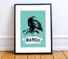 Fausto portrait (Celeste) print A4 or A3 - By Jason Marson