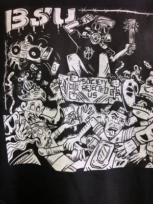 Image of **NEW**BSU 'Skatepunks Get Even' TS Art by Bobby Brown