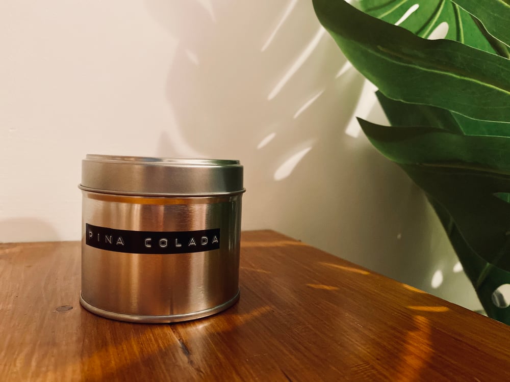 Image of Rustic Collection 20cl Silver Tin Candle