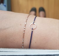 Image 3 of ADELINE small circle on navy