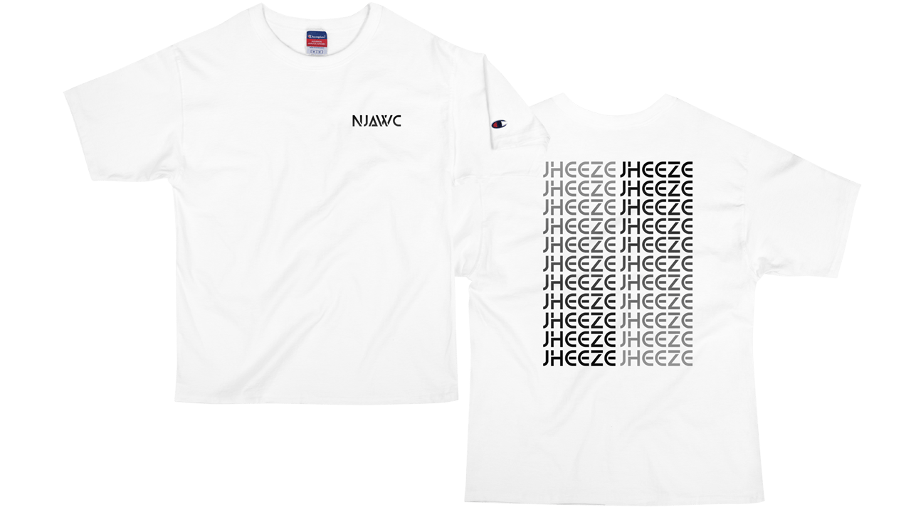 LIMITED EDITION CHAMPION JHEEZE T SHIRT WHITE