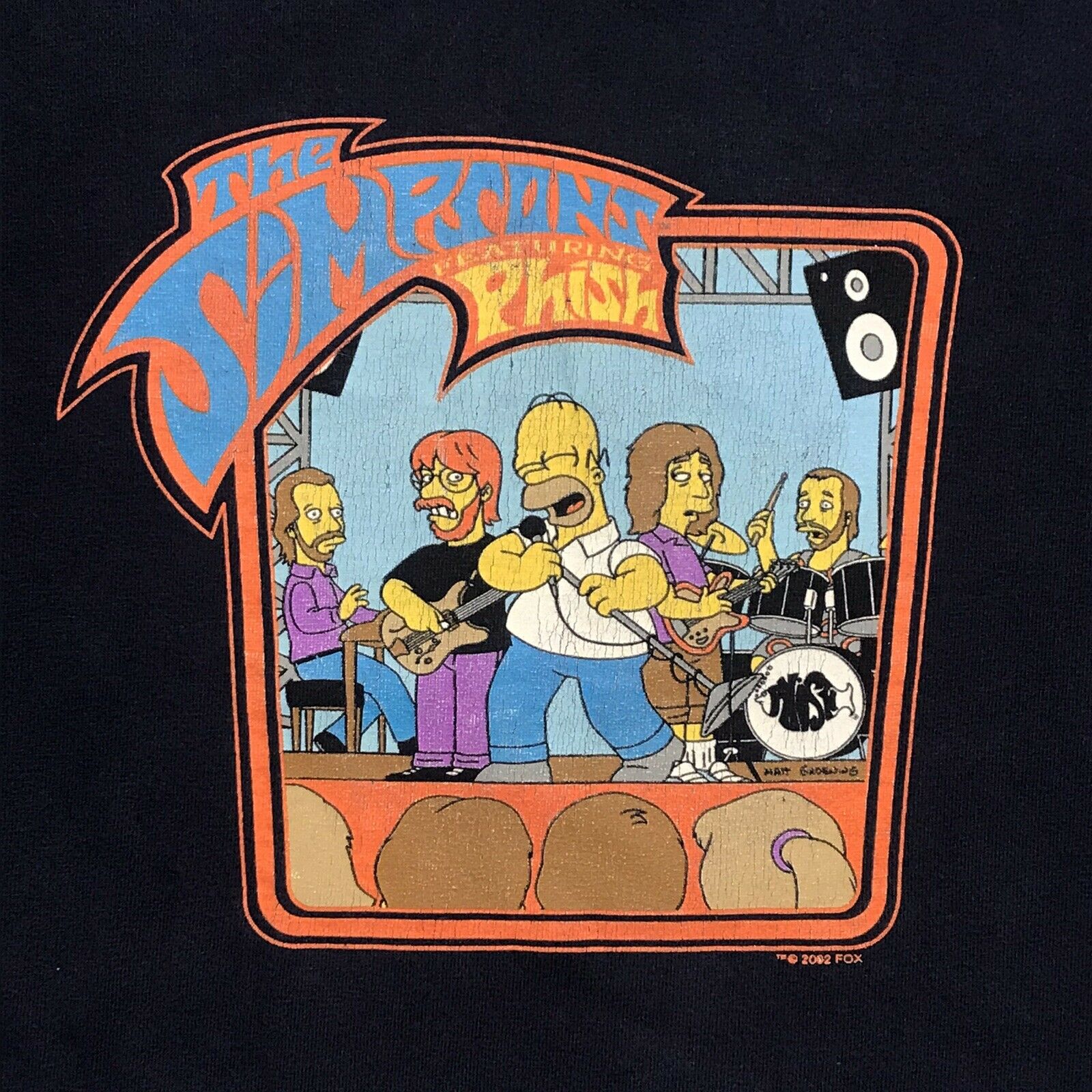 simpsons phish shirt