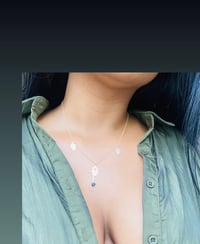 Image 2 of protect me hamsa necklace