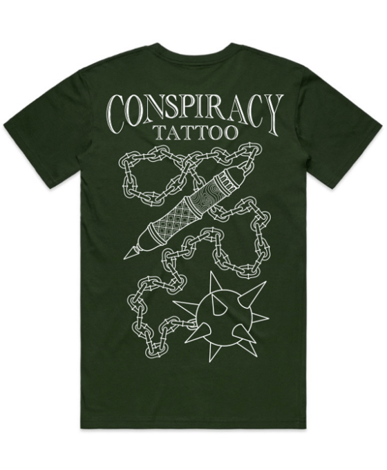Image of Conspiracy Flail Tee (Green)