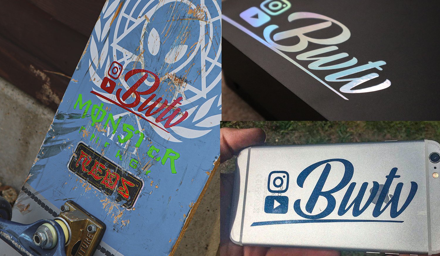 Image of BWTV Wavy Sticker