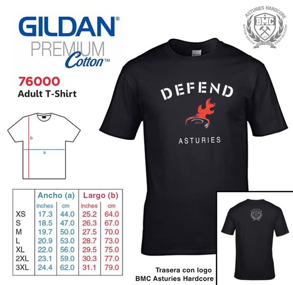Image of Camiseta DEFEND ASTURIES