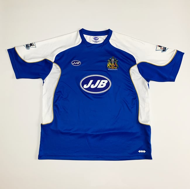 retro wigan athletic shirt