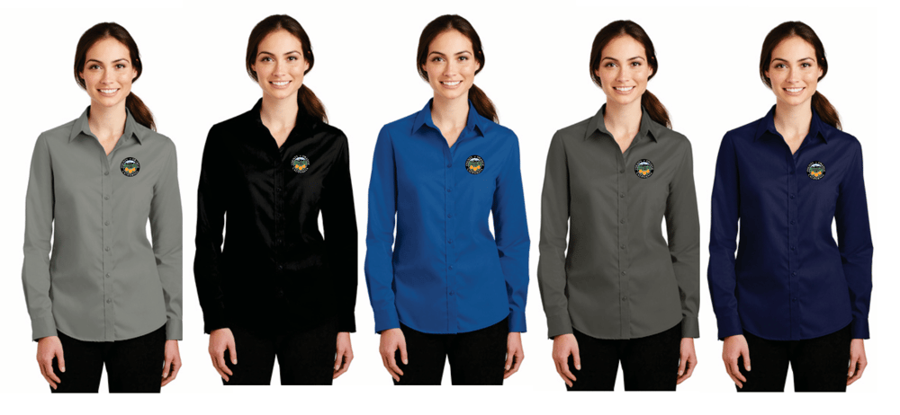Image of Port Authority® Ladies SuperPro™ Twill Dress Shirt L663