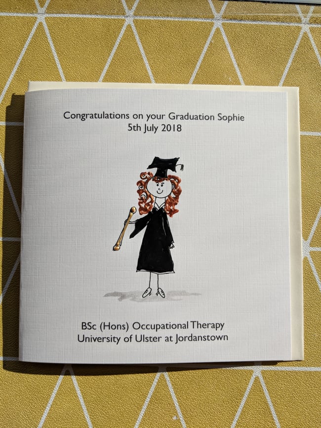 PERSONALISED GRADUATION CARD