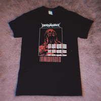“Red Eyes Speak Lies” black tee 