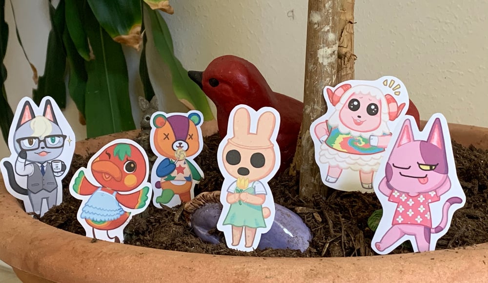 Animal Crossy Sticker Packs