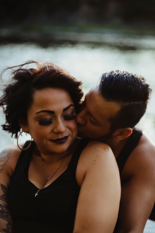 Image of Reserved for Jennifer N - River couples Sunset Session