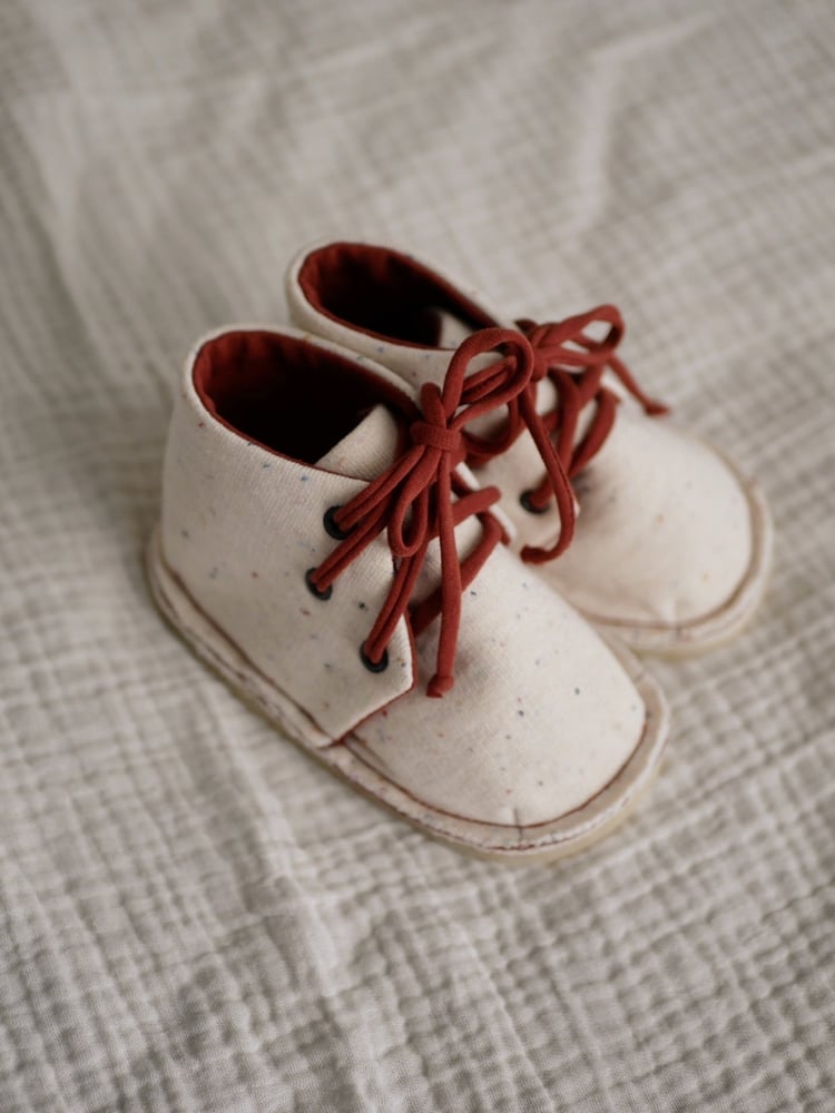 Image of Chaussures COCO  Écru + Tomette / Shoes  COCO 