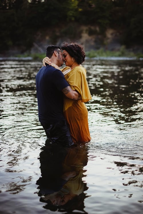 Image of Reserved for Hailee- couples River session