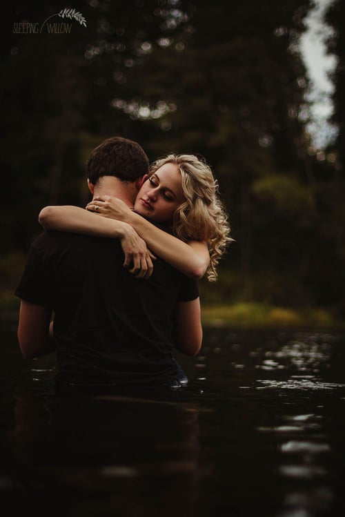 Image of Reserved for Hailee- couples River session