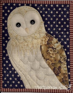 Image of Barn Owl Quilt, Stella