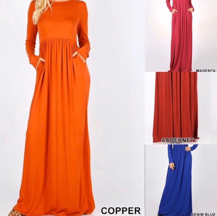 Image of Maxi Dress  (Select the Color)