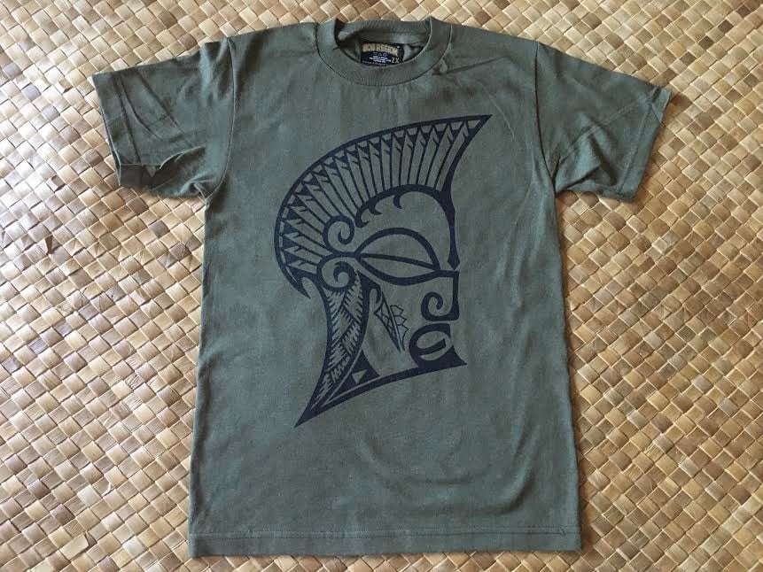 Image of 808 Region Mens Military Green Warrior Tee