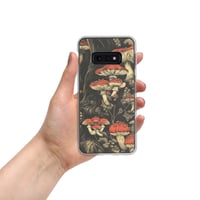 Image 8 of Dark Cottagecore Goth Inspired Vibrant Mushroom Clear Case for Samsung®